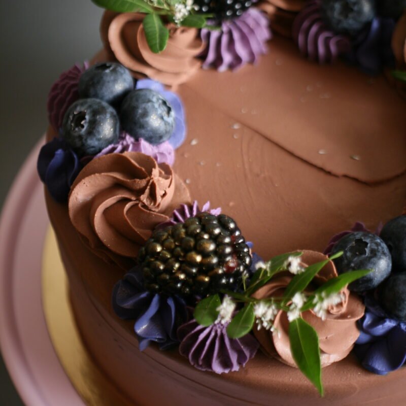 Forest berry cake